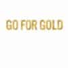 Go for Gold Foil Letter Banner
