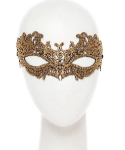 Gold Metallic Masquerade Mask