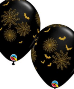 Alternative view of Halloween Spider & Spooky Bats Latex Balloons - 11" (Pk 25)