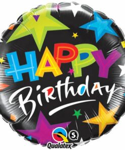 Happy Birthday Brilliant Stars Balloon