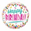 'Happy Birthday' Sprinkles Balloon