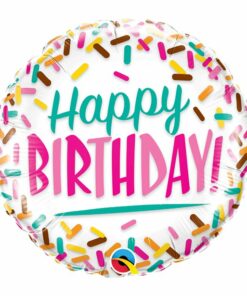 'Happy Birthday' Sprinkles Balloon