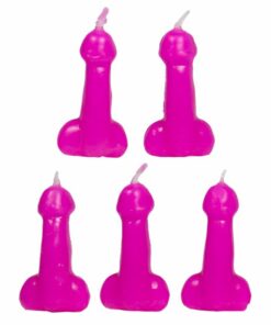 Hen Party Pink Willy Candles