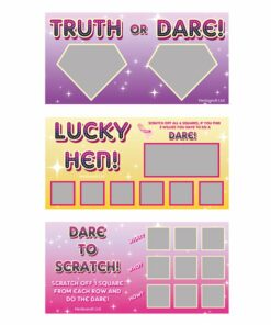 Hen Party Truth Or Dare Scratch Cards