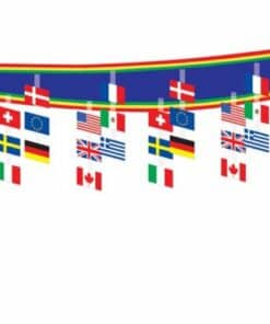 International Flag Ceiling Decoration