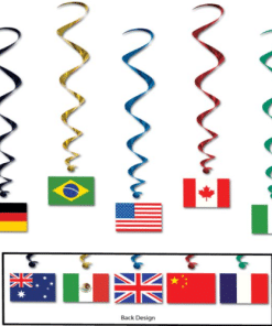 International Flag Hanging Decorations