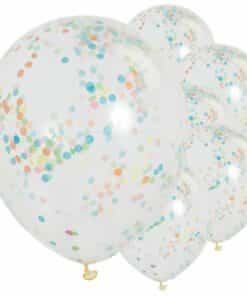Multi Coloured Confetti Balloons