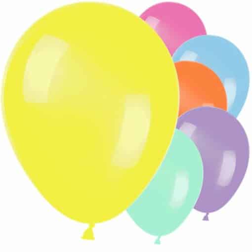 Multi-coloured Latex Balloons