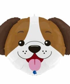 Smiling Puppy Dog Head Foil Balloon
