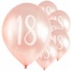 Rose Gold 18th Printed Balloons