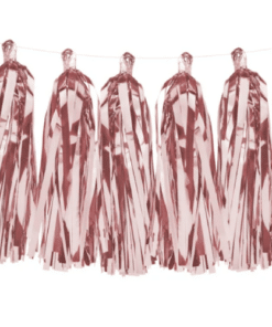 Alternative view of Rose Gold Tassel Garland - 1.5m