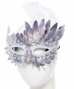 Silver Layered Masquerade Mask