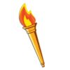 Torch Cutout Decoration