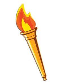 Torch Cutout Decoration
