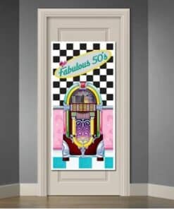 Fabulous 50's Door Cover Decoration