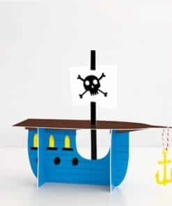 Ahoy Pirate Ship Centrepiece Decoration