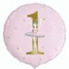 Ballerina 1st Birthday Foil Balloon