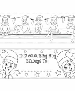 Elfin Around Colouring Mug