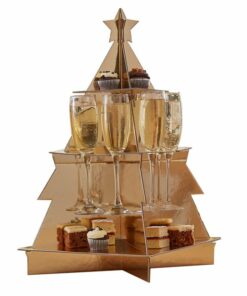 Gold 3D Tree Shaped Treat Stand