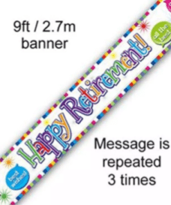 Happy Retirement Banner