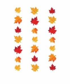 Fabric Autumn Leaf String Garland Decorations