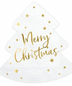 Merry Christmas Tree Napkins