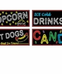 Neon Food Sign Cutouts