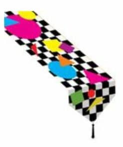 Printed Party Shapes Paper Table Runner
