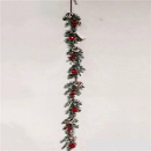 Red Berry and Pine Foliage Garland