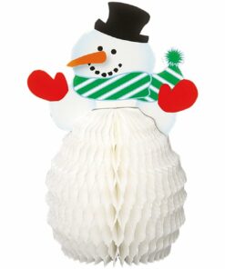 Snowman Mini Honeycomb Decorations