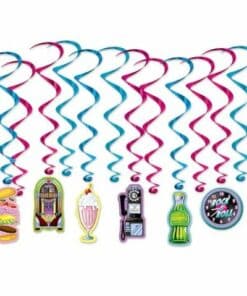 Soda Shop Themed Whirl Decorations