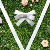 White Wedding Car Ribbon & Bows Kit