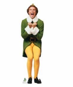 Buddy the Elf Excited For Christmas Mini Cardboard Cutout