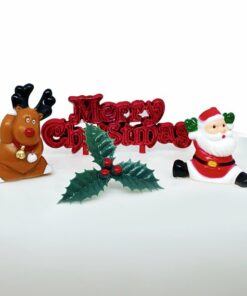 Cheerful Christmas Scene Decorating Kit