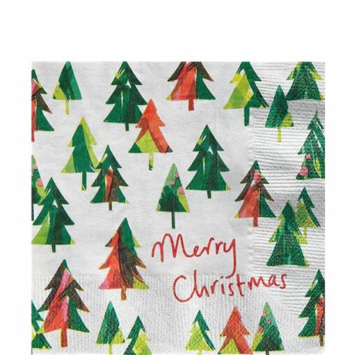 ECO Merry Christmas Tree Napkins