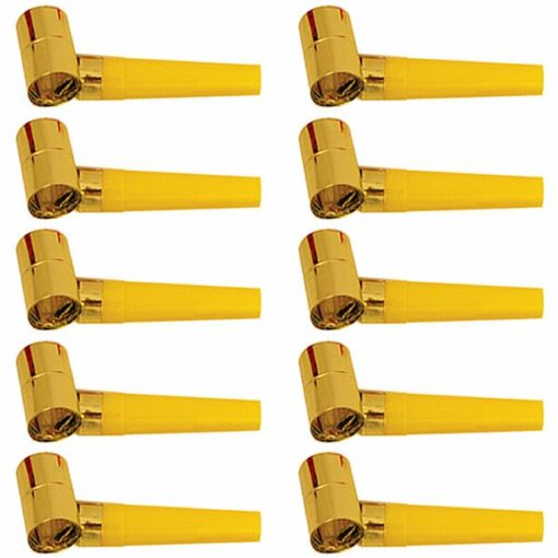 Gold Foil Party Blowers