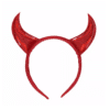 Halloween Red Devil Horns Headband