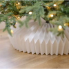 Cream Honeycomb Christmas Tree Skirt