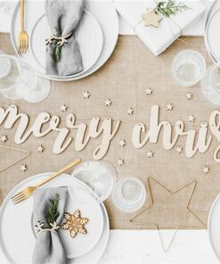 Alternative view of Merry Christmas Wooden Banner - 2m