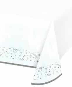 On Your Christening Blue Paper Tablecover