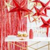Red Paper Star Hanging Decoration