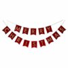 Red Velvet Merry Christmas Bunting