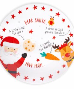 Santa & Friends Christmas Eve Plate