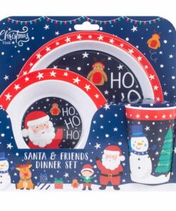 Santa & Friends Melamine Dinner Set