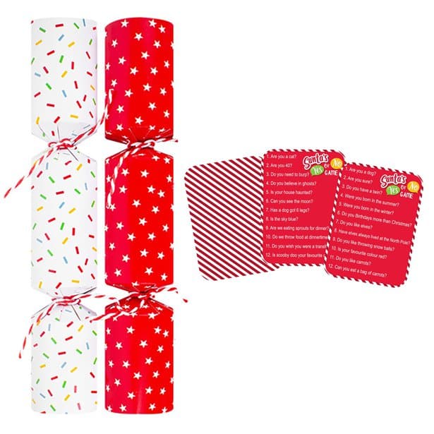 Santa's Yes Or No Game Christmas Crackers Next Day Delivery