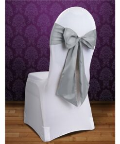 Silver Chair Sashes
