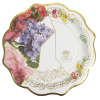 Tea Party Scalloped Paper Plate