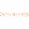 White & Rose Gold 'Happy 30th Birthday' Banner