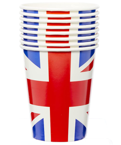 Union Jack Paper Cups
