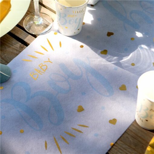 Baby Boy Fabric Table Runner